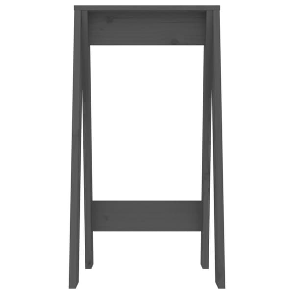 Jakkarat 2 kpl harmaa 40x40x75 cm täysi mänty
