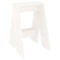 Miniatyrbild 5 av 9: Pallar 2 st vit 40x40x60 cm massiv furu