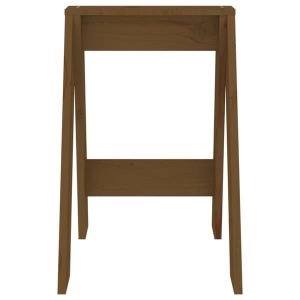 Pallar 2 st honungsbrun 40x40x60 cm massiv furu