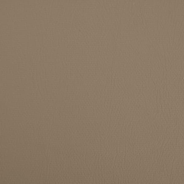 foldbar opbevaringspuf PVC cappuccinofarvet