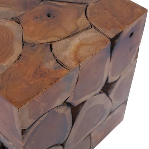 Pall/soffbord massivt teakträ 4 st