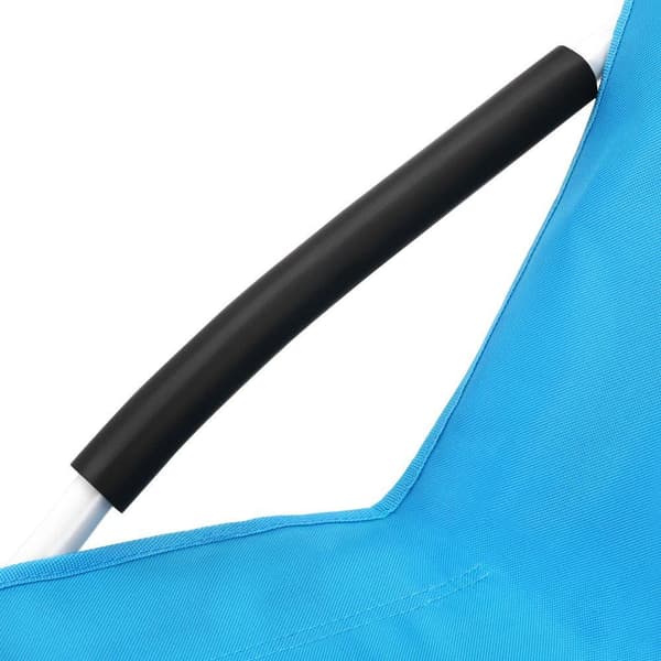 Rootz Beach Chair - Solstol med hög rygg - Fällbar strandstol - Bärbar strandstol - Lätt strandstol - Canopy Beach Chair - Justerbar strandstol - Stra
