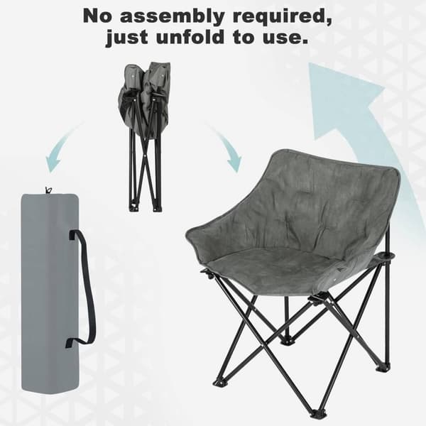 Rootz Ultimate Outdoor -taitettava tuoli - Kannettava tuoli - Kokoontaitettava tuoli - Mukava istuvuus - Tukeva muotoilu - Helppo säilytys - 63 cm x 7