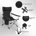 Miniatyrbillede 6 af 9: Rootz Ultimate Outdoor Foldestol - Justerbar liggestol - Bærbar fiskestol - Alsidig, holdbar, let - 600D Oxford stof - 115 cm x 88,5 cm x 84 cm (sidde