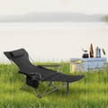 Miniatyrbillede 2 af 9: Rootz Ultimate Outdoor Foldestol - Justerbar liggestol - Bærbar fiskestol - Alsidig, holdbar, let - 600D Oxford stof - 115 cm x 88,5 cm x 84 cm (sidde