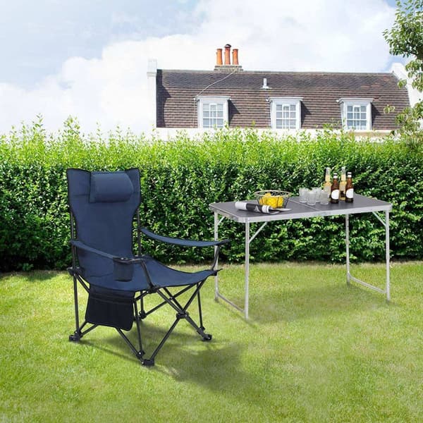 Rootz Ultimate Outdoor Folding Chair - Justerbar Fiskestol - Bärbar campingsits - Justerbar, lätt, slitstark - 115cm x 88,5cm x 84cm (sittande), 160cm