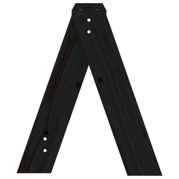 vidaXL Jakkarat 2 kpl musta 40x40x45 cm täysi mänty -  Kokoontaitettavat tuolit & jakkarat