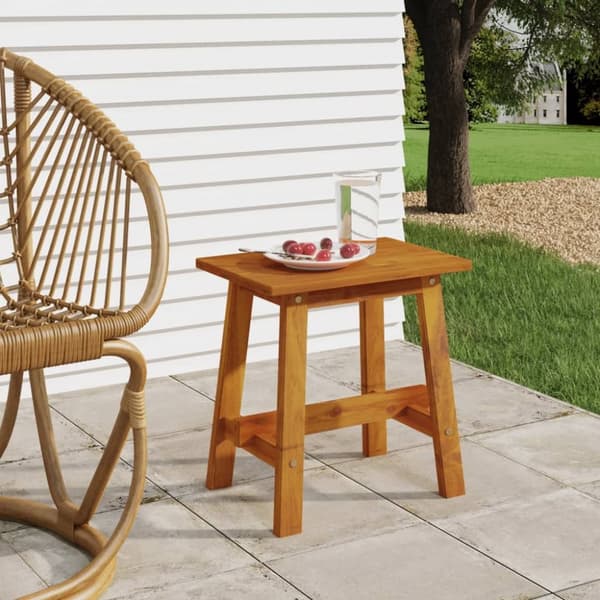 Fällstolar & -pallar - Living Pall 45x29x45 cm rektangulär massivt akaciaträ
