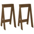Pikkukuva 3 / 10: Jakkarat 2 kpl hunajanruskea 40x40x75 cm täysi mänty - Jakkara - Jakkarat - Home & Living