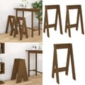 Pikkukuva 1 / 10: Jakkarat 2 kpl hunajanruskea 40x40x75 cm täysi mänty - Jakkara - Jakkarat - Home & Living