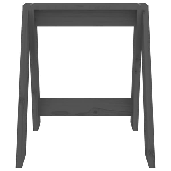 Pallar 2 st grå 40x40x45 cm massiv furu - Pall - Pallar - Home & Living