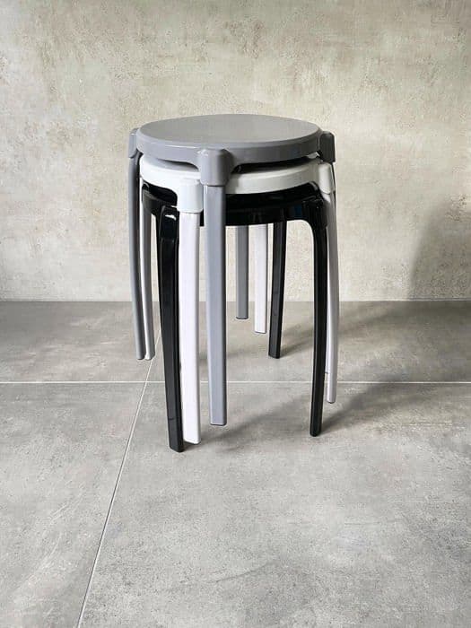 Ridder Pall - A1050117-0 - Max Badrumspall, Stål, Grå, ca. 30 x 46,5 cm