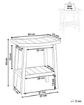 Miniatyrbilde 3 av 6: Sidebord Lyst tre Bambus Baderomstilbehør Moderne stil