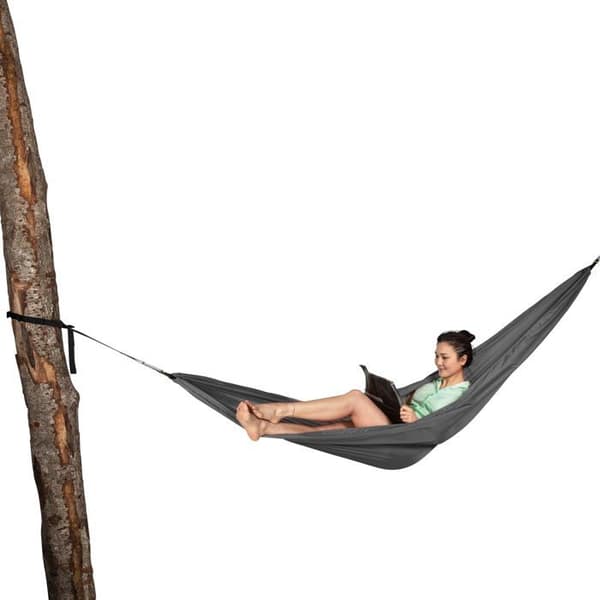 Tatonka - 2298.021 - Hängmatta Single Hammock Adult Unisex, Titanium Grey, 290 x 150 cm