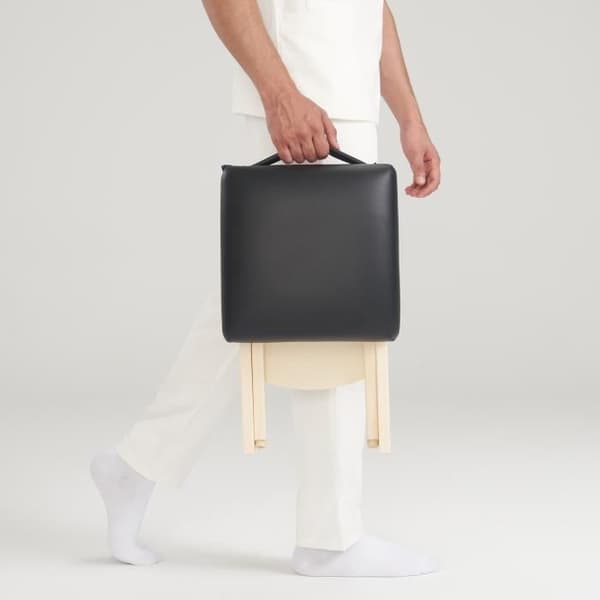 Arbetspall Master Massage Vikpall Vikstol för massagestolar America Pall Brand-Black