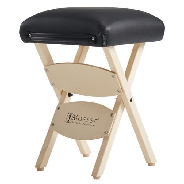 Arbetspall Master Massage Vikpall Vikstol för massagestolar America Pall Brand-Black