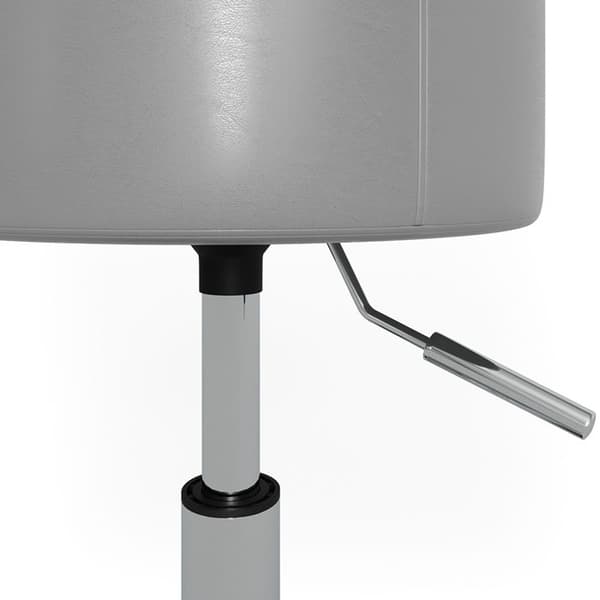 Vicco Designer Pall, Grå, 33 x 67 cm för sminkbord