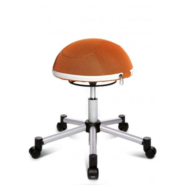 Topstar kulsits/SITNESS HALF BALL sits, mesh, silver/orange
