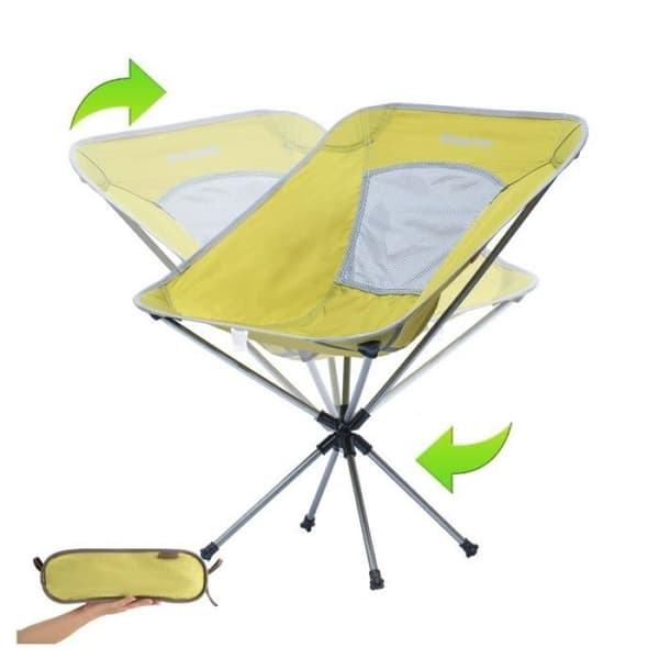 360° vridbar campingstol - Kingcamp - 55 x 58 x 70 cm