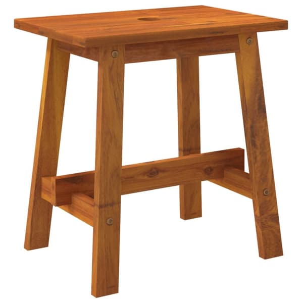Pall 45x29x45 cm rektangulär massivt akaciaträ