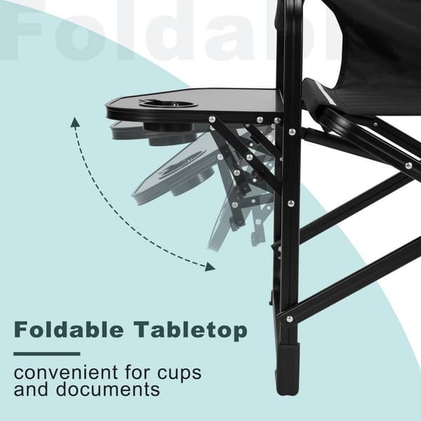 Rootz hopfällbar campingstol - Beach Relaxing Chair - Portabel terrassstol - Oxford-tyg - 61cm x 88cm x 51,5cm