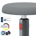 Miniatyrbild 4 av 4: Ergonomisk sittställning 2 i 1 pall - Grå - Leitz Ergo