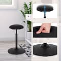 Miniatyrbild 3 av 6: Stå- och sittstol - hjh OFFICE - BALANCE SIT - Svart - Tyger