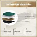 Miniatyrbild 5 av 6: Förvaringspall, metallben, sammetstoppad pall, sängpall, sovrum, vardagsrum, vardagsrum, grönt