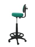 Miniatyrbild 3 av 4: Taburett - PIQUERAS Y CRESPO - Llanos - Ergonomisk - Justerbar i höjd - Bali tyg grön