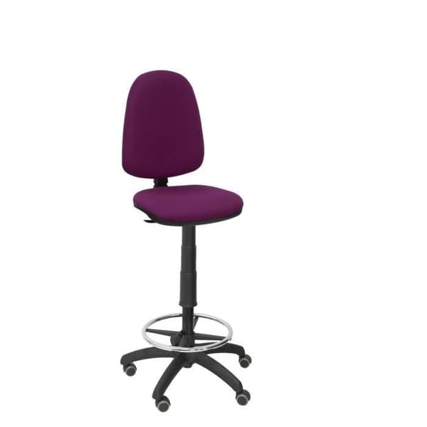 PIQUERAS Y CRESPO Ayna ergonomisk pall - Lila BALI tyg - Parketthjul
