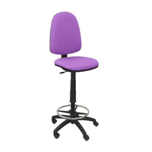 Ayna ergonomisk pall - PIQUERAS Y CRESPO - justerbar i höjdled - fotstödsring - lila BALI-tyg