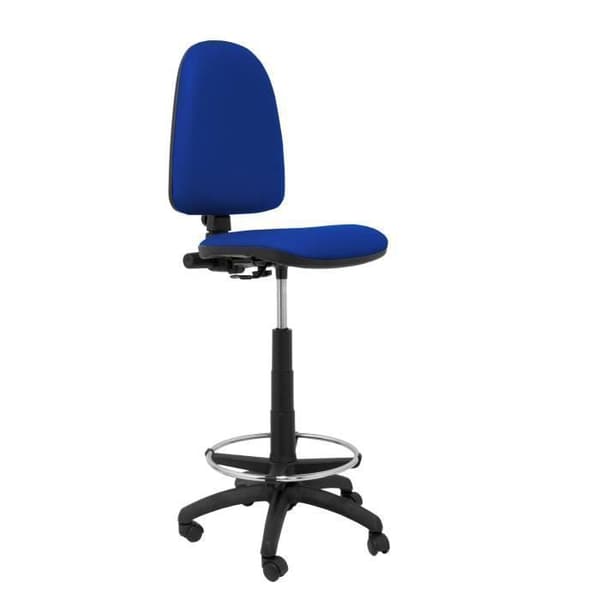 PIQUERAS Y CRESPO Ayna ergonomisk pall - Blå - Höjdjusterbar och med fotstödsring