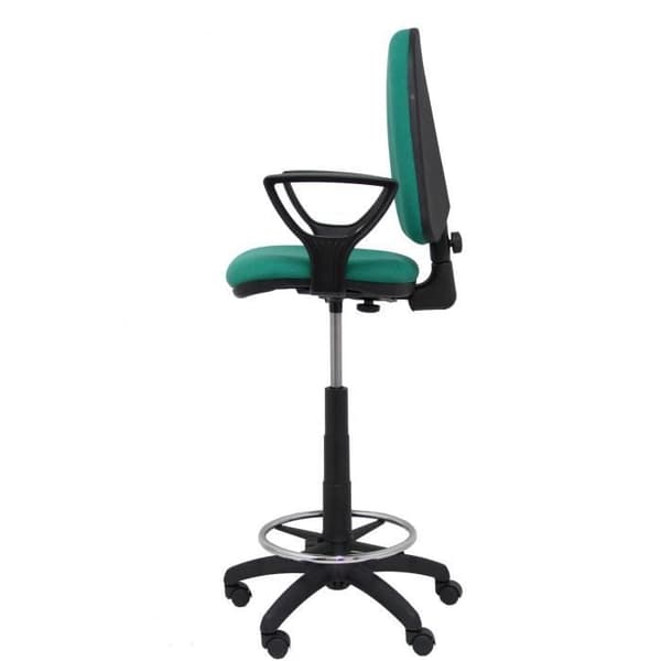 Ayna Pall Ergonomisk pall - PIQUERAS Y CRESPO - Bali Green Tyg - Fasta armar ingår