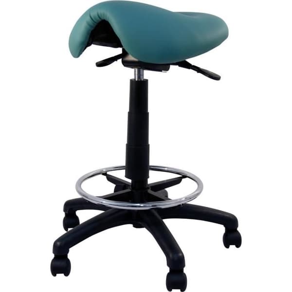 Klinisk svängbar pall - PIQUERAS Y CRESPO - Ergo - Anatomisk sits - Kontraktstyg - Blå