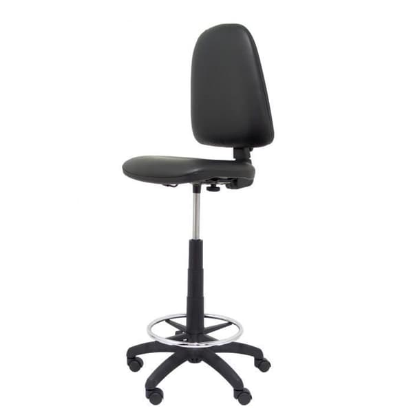 Ergonomisk taburett Ayna i svart konstläder - PIQUERAS Y CRESPO - Höjdjusterbar - Fotstöd