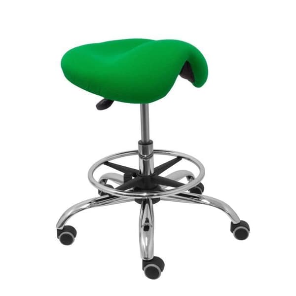 Ergonomisk och vridbar klinisk pall med anatomisk sits justerbar i höjdled (kromring ingår) Vadderad sits BALI