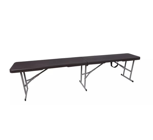 Fällbänk 180 cm, svart