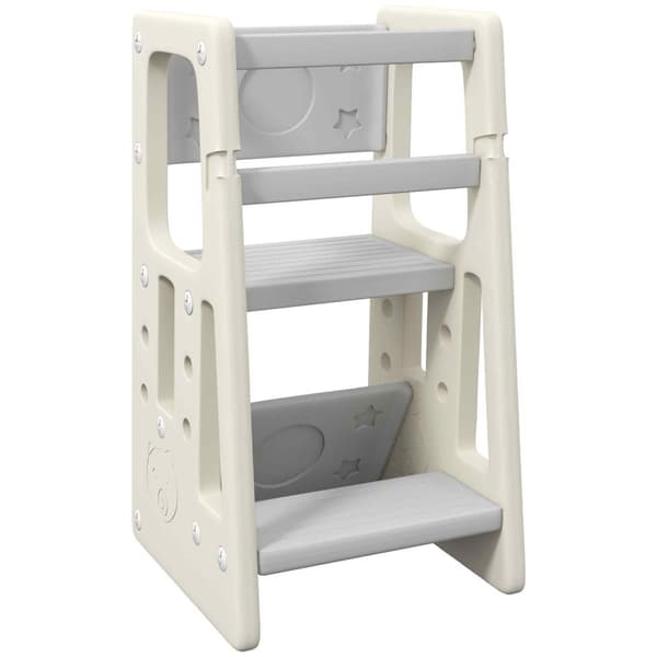 Rootz Learning Tower - tarkkailutorni - Lasten askeljakkara - Korkeus säädettävä - ergonominen suunnittelu - 47 cm x 47cm x 90cm
