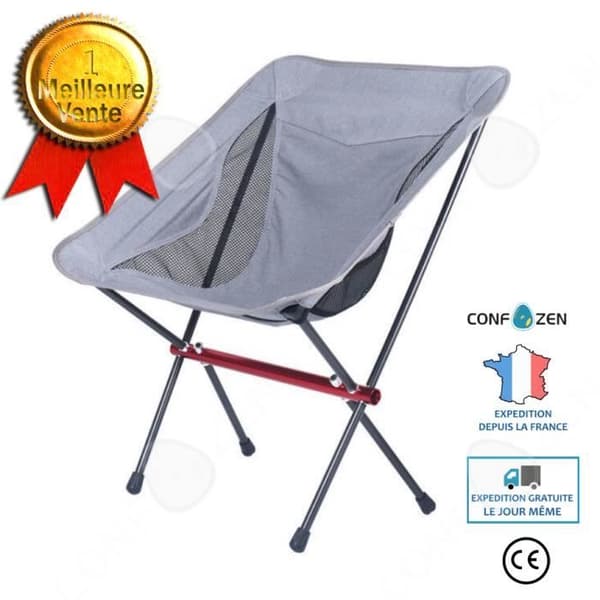 CONFO® Utomhuscamping Månstol Aluminiumlegering Hög rygg hopfällbar Campi Fiskestol