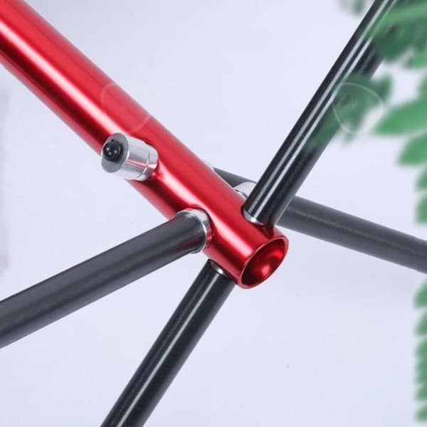 CONFO® Aluminium utomhuscamping månstol Bärbar fiskestol Campi högryggad hopfällbar stol