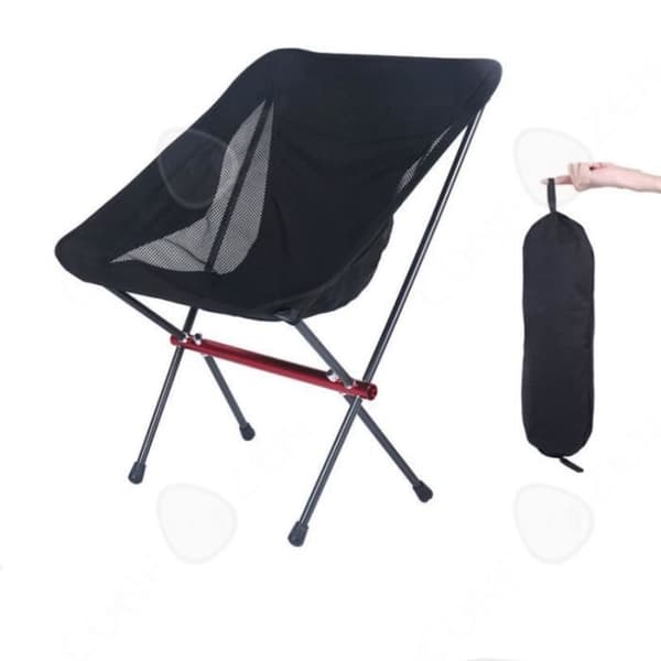 CONFO® Aluminium utomhuscamping månstol Bärbar fiskestol Campi högryggad hopfällbar stol