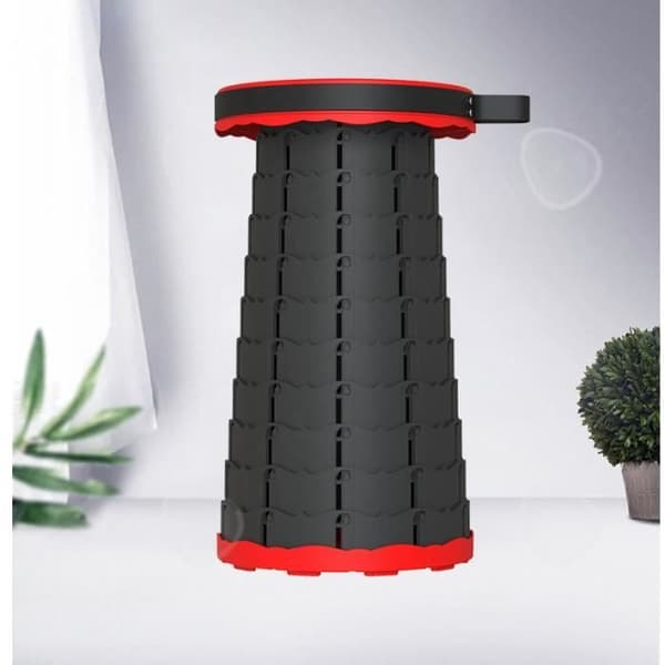 CONFO® Utomhusfällbar stol camping bärbar resecampingstol teleskopisk pall