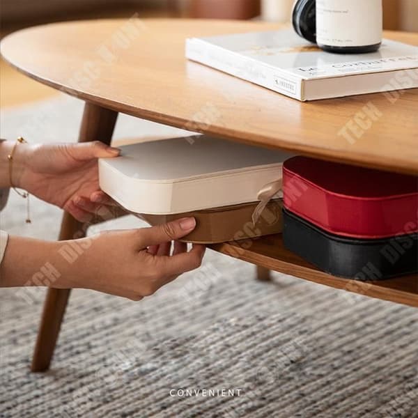 TD® 50cm nordisk vikbar papperspall enkel hushålls multikinetisk energisparande utrymme praktisk pall röd