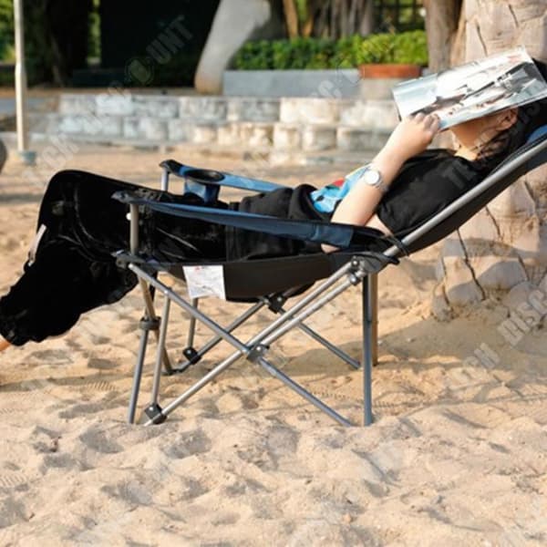 TD® Utomhus hopfällbar stol hemmakontor lunchrast camping camping resa bärbar strandstol fiskestol accou