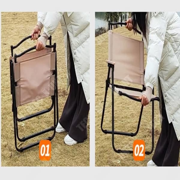 TD® fällbara utomhusstolar Bärbara campingstolar Picknickutrustning Aluminium hopfällbara stolar