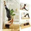 Miniatyrbild 3 av 4: TD® Trä multifunktionell yoga inverterad pall professionell kärnstyrka extra stol hem fitness artefakt