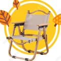 Miniatyrbild 2 av 4: TD® Outdoor camping hopfällbar stol baby picknick liten stol ultralätt aluminiumlegering bärbar campingstol