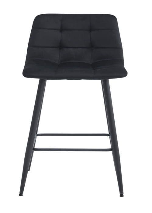 Taburett ARCETO - svart sammet / svarta ben x 1