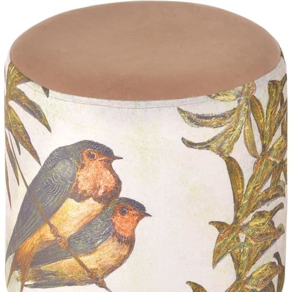 Taburett Härliga Fåglar Flerfärgad 32 cm - Deco Mex