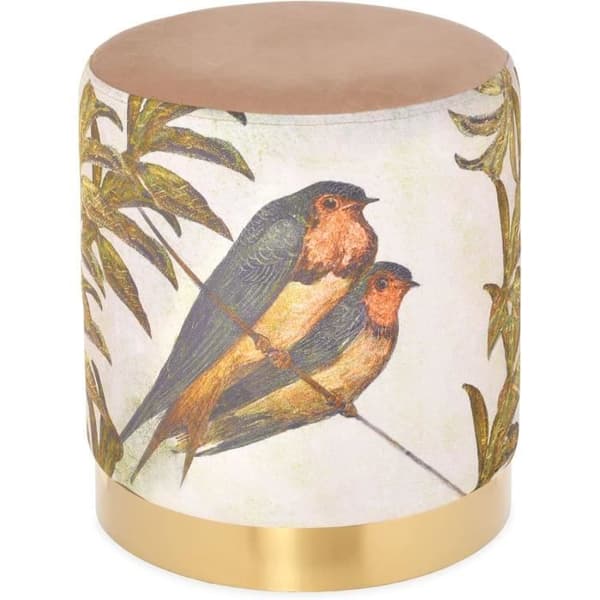 Taburett Härliga Fåglar Flerfärgad 32 cm - Deco Mex